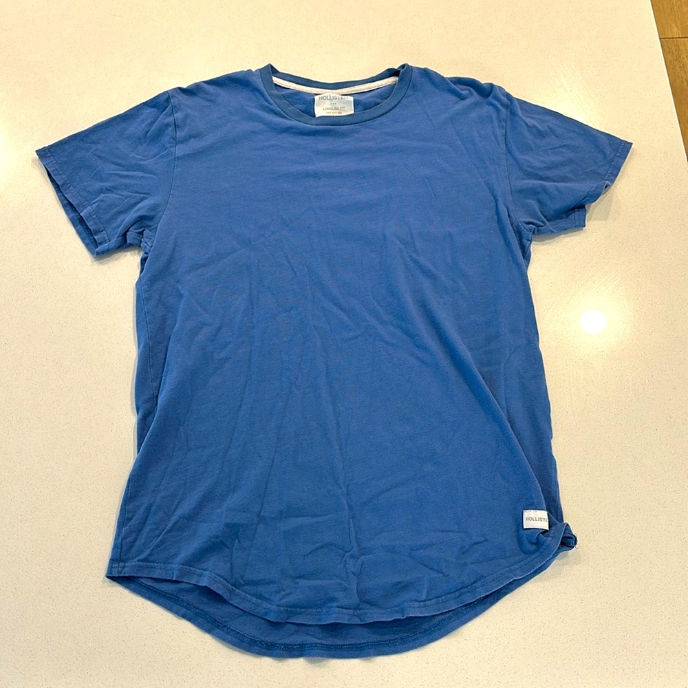 Longline tee blue